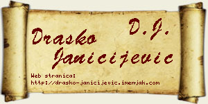 Draško Janičijević vizit kartica